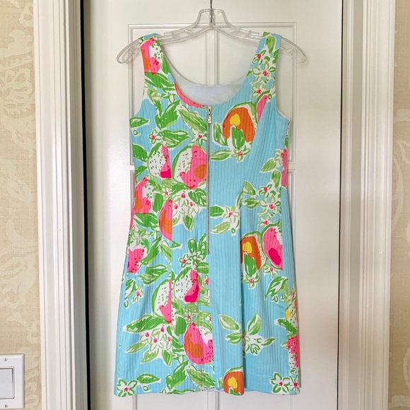 Lilly Pulitzer Cathy Shift Dress Lemonade 00 - Picture 2 of 5